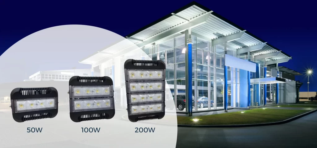 Clarius IP65 Mains White-Light LED Floodlights