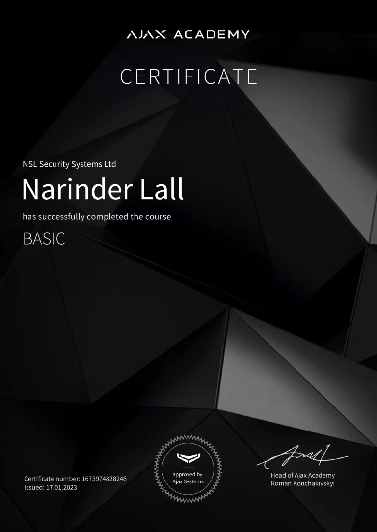 Ajax Basic Certificate