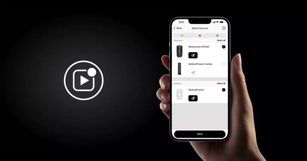 Ajax CCTV - Video Scenarios